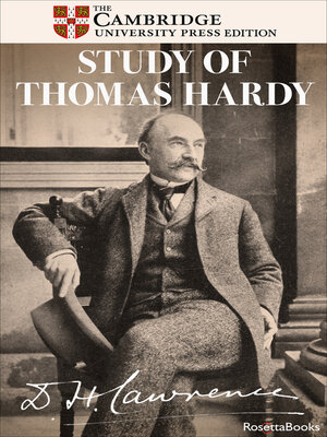 cover image of Study of Thomas Hardy